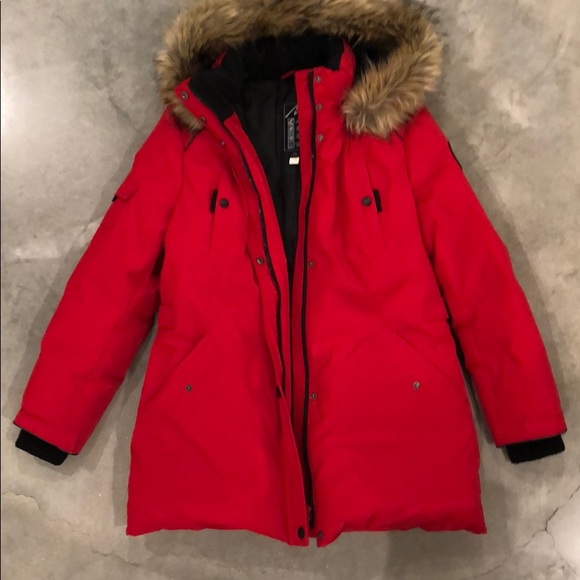 alpinetek women's long down parka